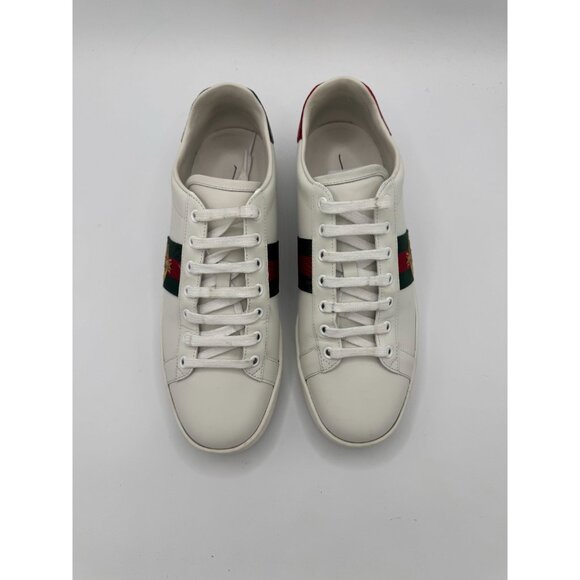 Gucci New Ace Bee Embroidered Sneakers - Picture 5 of 14